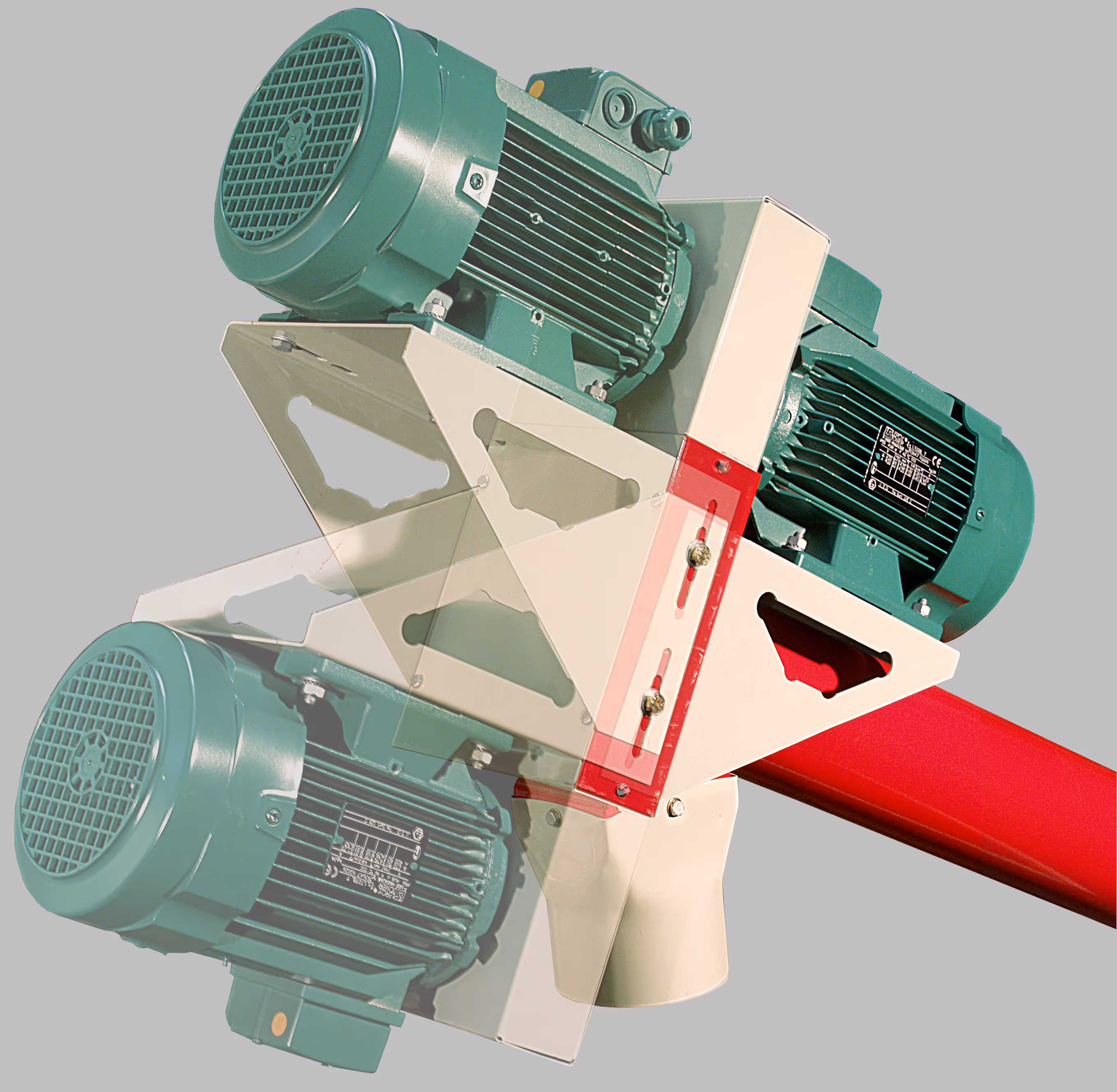 Vis élévatrice Ø100 mm Denis L3m moteur triphasé 1,5 KW