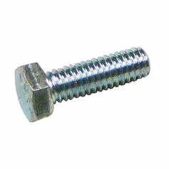 Vis en pouces, Taille: 5/16'' x 1'' UNC (DIN or Standard No. DIN 933) Résistance à la traction: 8.8. - Vendu par 10 - adaptable sur tracteurs Massey Ferguson, Landini - ref 353679X1