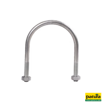 Vis étrier 73 mm - M10 2 1/2'' - M10 - incl. écrou