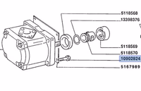 Vis fixation pompe hyd. 6x1.00x30 10902824