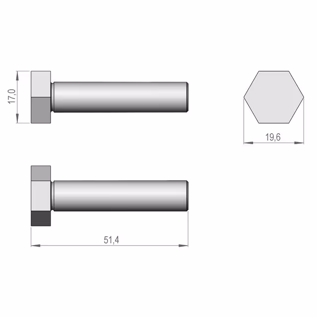 VIS M10X45 8.8 SIP 150110301