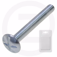 Vis poeliers - double fente m6 x 30 mm (bl. 20 pcs)