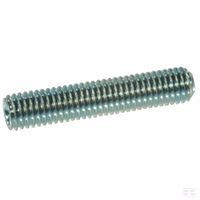 Vis sans tête six pans creux bout cuvette M8x30 45H zinqué