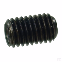 Vis sans tête six pans creux bout plat M12x16 45H noir