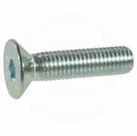 Vis tête fraisé M20x50 10.9 zin