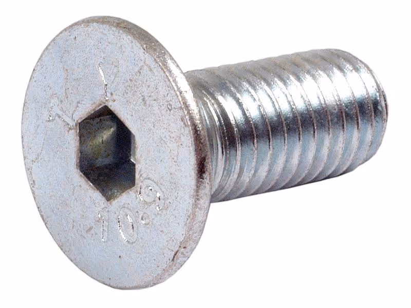 Vis tête fraisée six pans creux, M10x25mm (DIN 7991) - Vendu par 20