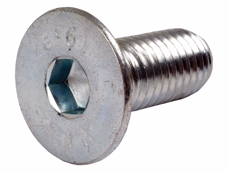 Vis tête fraisée six pans creux, M12x30mm (DIN 7991) - Vendu par 20