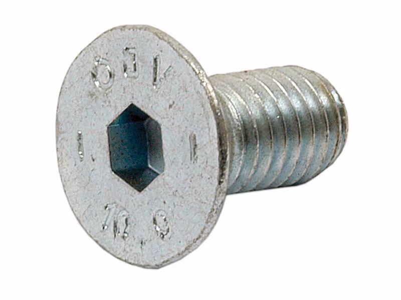 Vis tête fraisée six pans creux, M8x16mm (DIN 7991) - Vendu par 20