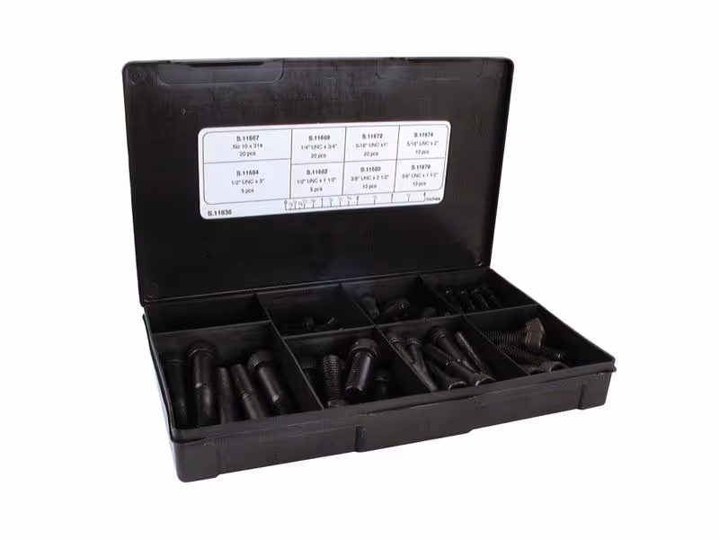 Vis tête six pans creux, Filetage: 3/16 - 1/2'' x 3/4'' - 3'''' UNC (BS 2470)