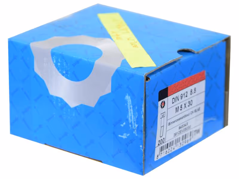 Vis tête six pans creux, M5x30mm (DIN 912) - Vendu par 200
