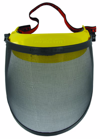 Visière de protection grillagée