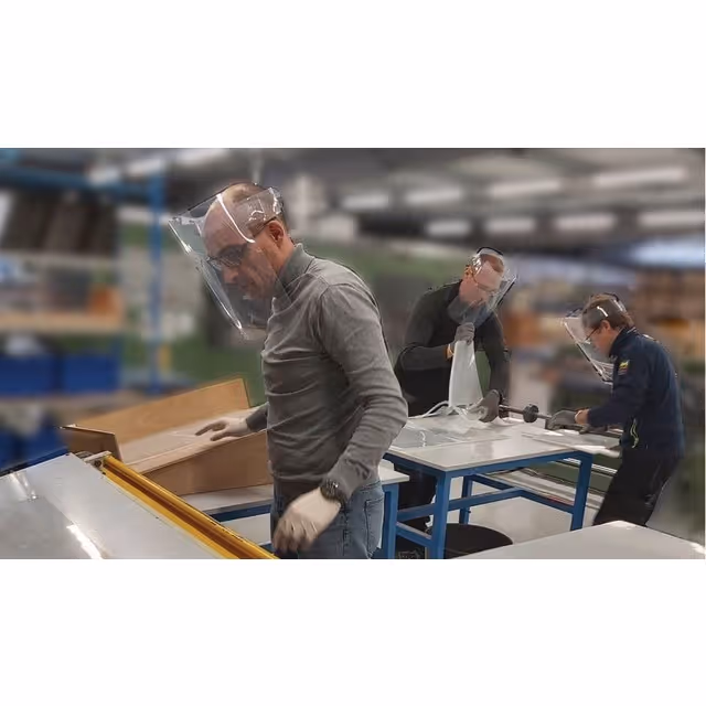 Visiere de protection polypropylene
