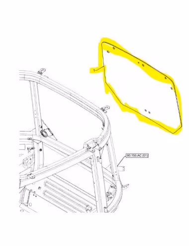 Vitre 84224148 - New Holland