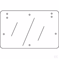 Vitre arrière inférieure