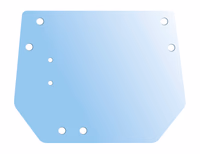 Vitre arrière inférieure