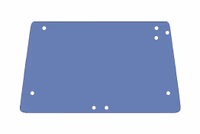 Vitre arrière supérieure