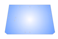 Vitre arrière supérieure 