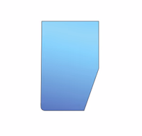 Vitre avant inférieure, D