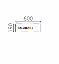 Vitre cabine tacteur Case IH arrière 3217064R1 Adaptable