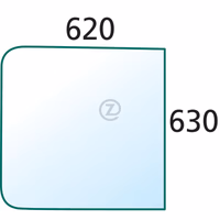 Vitre coulissante, claire, gauche et droite , Westberga