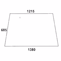 Vitre de hayon Fendt 178810051110