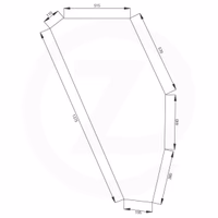 Vitre de porte Adaptable
