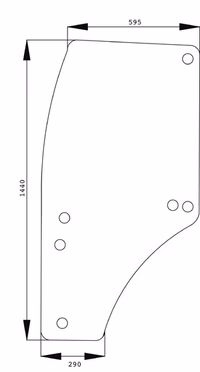 Vitre de porte