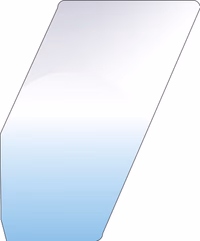 Vitre de porte Fiatagri gauche 5117682 Adaptable