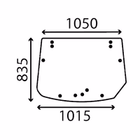 Vitre hayon arrière Landini 3661063M1
