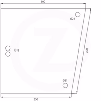 Vitre latérale Adaptable