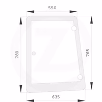 Vitre latérale Adaptable