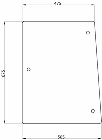 Vitre latérale Adaptable