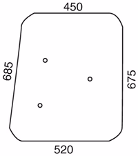 Vitre latérale Adaptable