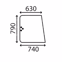 Vitre latérale Adaptable