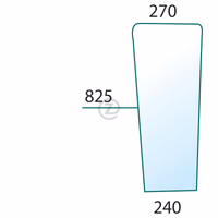 Vitre latérale, teintée