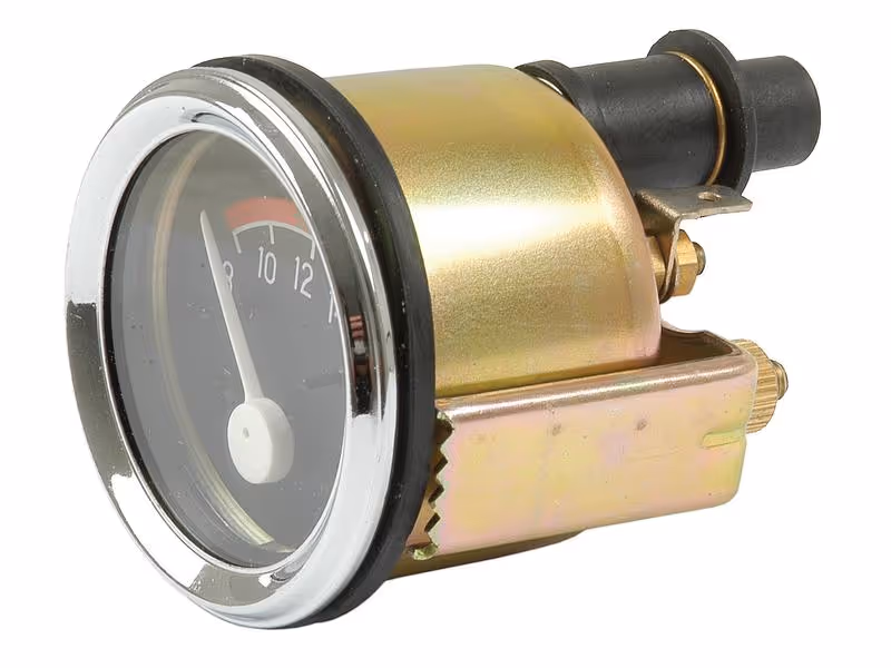 Voltmètre, 8/16V - adaptable sur tracteurs Massey Ferguson, Landini - ref 772995M91
