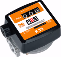 VOLUCOMPTEUR MECANIQUE GASOIL BIODIESEL B100 3 CHIFFRES 1"F