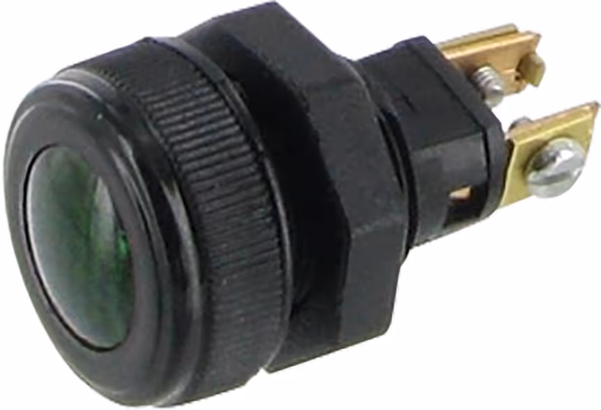 Voyant rond illumine wedge 1.2w vert en blister