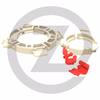 Weasler Jeu de bagues - grand angle unilatéral 80°