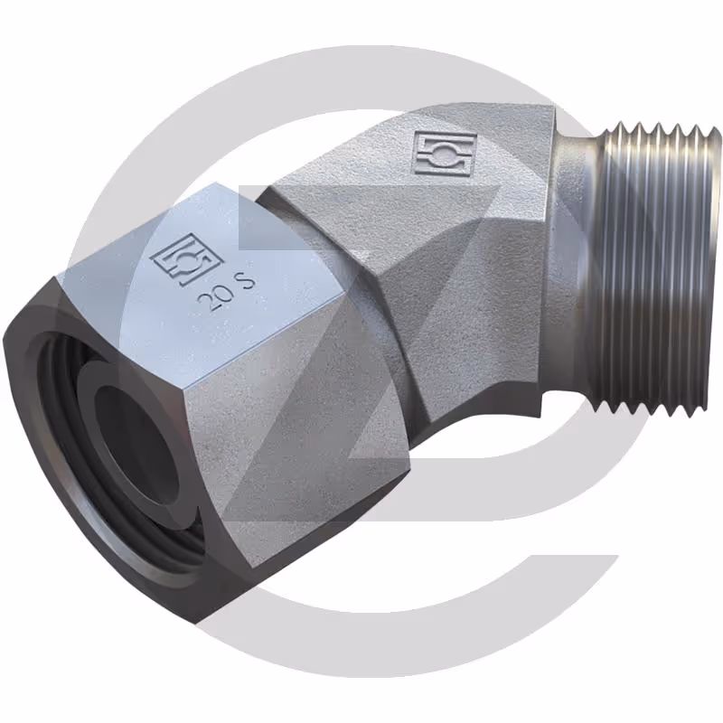 X-CT 18 L 45 - Raccord coudé orientable