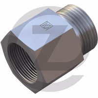 X-U-FG 06 L 1/8 - Raccord droit, à visser